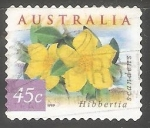 Stamps Australia -   Hibbertia Scandens 