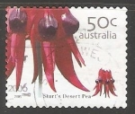 Stamps Australia -  Guisante del desierto 