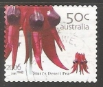 Sellos de Oceania - Australia -  Guisante del desierto 