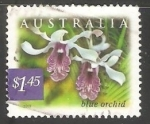 Sellos de Oceania - Australia -  Orquidea azul