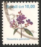 Sellos de America - Brasil -   Tibouchina granulosa