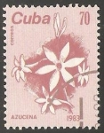 Sellos de America - Cuba -  Azucena