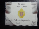 Stamps : America : Peru :  colegio odontologico del peru