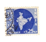 Sellos de Asia - India -  Mpa de India