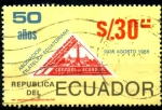 Sellos de America - Ecuador -  ECUADOR_SCOTT 1088.03 50 AÑOS ASOCIACION FILATELICA ECUATORIANA. $0,65
