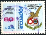 Stamps Ecuador -  ECUADOR_SCOTT 1176 60º ANIV. INSTITUTO GEOGRAFICO MILITAR. $0,35