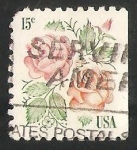 Stamps United States -  Rosas