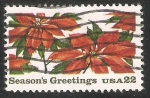 Stamps United States -  flor de Pascua 