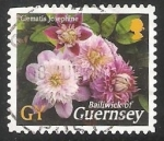 Stamps United Kingdom -  Clematis Josephine