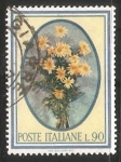 Stamps Italy -  margaritas estampilla 