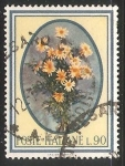 Stamps Italy -  margaritas estampilla 