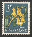 Stamps New Zealand -  Kowhai