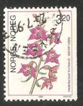 Stamps : Europe : Norway :  Orquídea terrestre