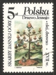 Sellos de Europa - Polonia -  árbol de Jesé 