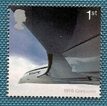 Stamps United Kingdom -  50 años de lineas aereas - Avión Concorde