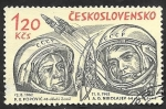 Stamps Czechoslovakia -  1335 - Exploración del Universo, Nicolatev y Popovitch
