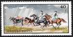 Stamps Hungary -  1976 - Caballos en Puszta
