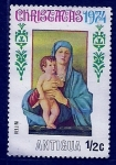 Stamps : America : Antigua_and_Barbuda :  navidad  1964