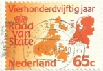Sellos de Europa - Holanda -  450 AÑOS CREACIÓN CONSEJO DE ESTADO. MAPAS HOLANDA DE 1531 Y 1981. YVERT NL 1158