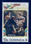 Sellos de America - Dominica -       Navidad  1974