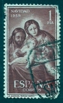 Stamps Spain -       Navidad  1959
