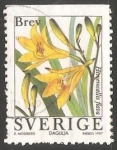 Stamps Sweden -   Lirios de día. 