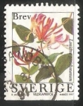 Stamps : Europe : Sweden :  Flores de jardin