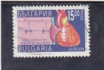Sellos de Europa - Bulgaria -  EUROPA- ELECTROCARDIOGRAMA