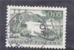 Stamps Finland -  PAISAJE DE UN LAGO