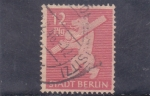 Stamps : Europe : Germany :  OSO CON MADERO- BERLÍN