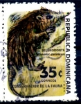 Stamps Dominican Republic -  REP DOMINICANA_SCOTT 915.03 SELENODONTE. $0,55