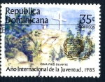 Stamps Dominican Republic -  REP DOMINICANA_SCOTT 943.01 AÑO INTERN DE LA JUVENTUD. $0,30