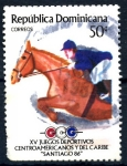 Stamps Dominican Republic -  REP DOMINICANA_SCOTT 977 XV JUEGOS DEPORTIVOS 