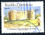 Stamps : America : Dominican_Republic :  REP DOMINICANA_SCOTT 1037 FUERTE BONAO. $1,50