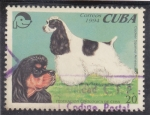 Sellos de America - Cuba -  PERROS-COCKER SPANIEL AMERICANO