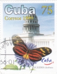 Sellos de America - Cuba -  MARIPOSA-CAPITOLIO NACIONAL,LA HABANA