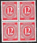 Stamps Germany -  10 - Cifra