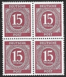 Stamps Germany -  11 - Cifra