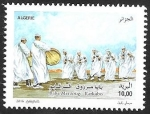 Stamps : Africa : Algeria :  Músicos