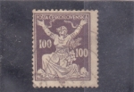 Stamps Czechoslovakia -  ROMPIENDO CADENAS