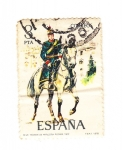 Stamps : Europe : Spain :  Teniente de artilleria rodada 1912