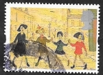 Stamps United Kingdom -  1806 - Pintura de Laurence Stephen Lowry