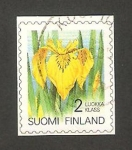 Stamps : Europe : Finland :  1165 - Flor iris pseudacorus 