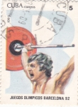Stamps Cuba -  JUEGOS OLIMPICOS BARCELONA'92