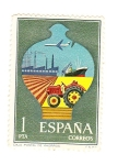 Stamps : Europe : Spain :  Caja postal de ahorros