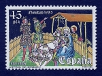 Stamps Spain -  Navidad   1985