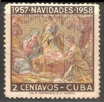Stamps Cuba -  navidad 1957-1958