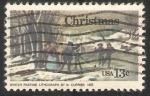 Stamps United States -  Navidad