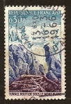Stamps France -  Carretera en Mont Blanc