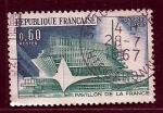 Stamps : Europe : France :  Pavellon Francia(Montreal)